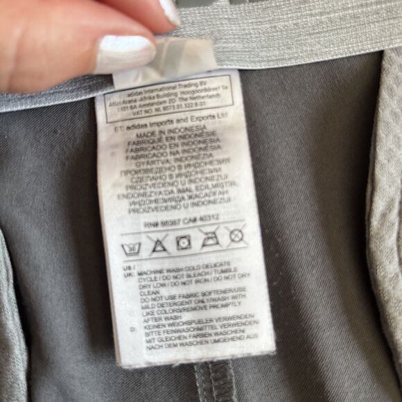 Adidas Golf Pants Mens Size 34 Gray Lightweight Performance Stretch Chino - Picture 5 of 15